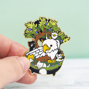 
            
                Load image into Gallery viewer, Griffin&amp;#39;s Bonsai Garden - Metal Enameled Pin
            
        