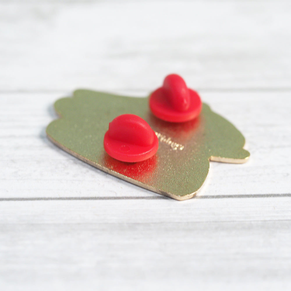 Narwhal in Sushi - Metal Enameled Pin