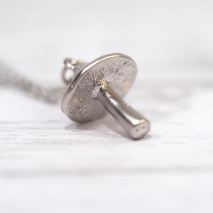Tiny Toadstool Necklace