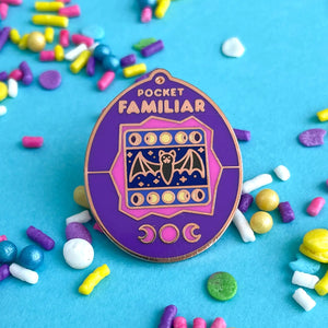 Bat Familiar: Pocket Pet - Metal Enamel Pin Set