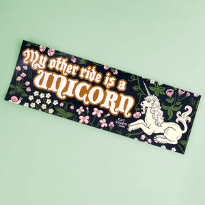 My Other Ride Is A Unicorn - Car Magnet