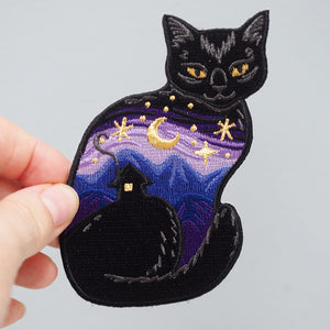 
            
                Load image into Gallery viewer, Twilight Cat - Iron-On Patch
            
        