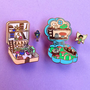 Totally 90s Fairy Pocket - Metal Enamel Pin Set
