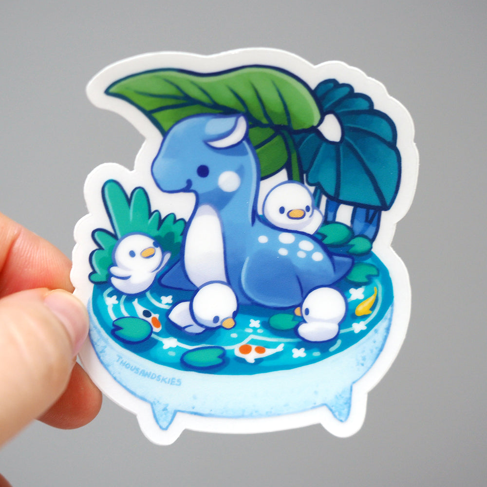 Vinyl Sticker (Transparent) - Nessie's Bonsai Garden