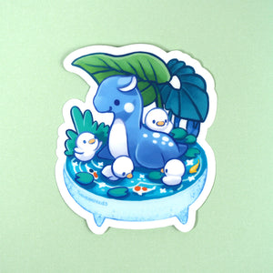Vinyl Sticker (Transparent) - Nessie's Bonsai Garden