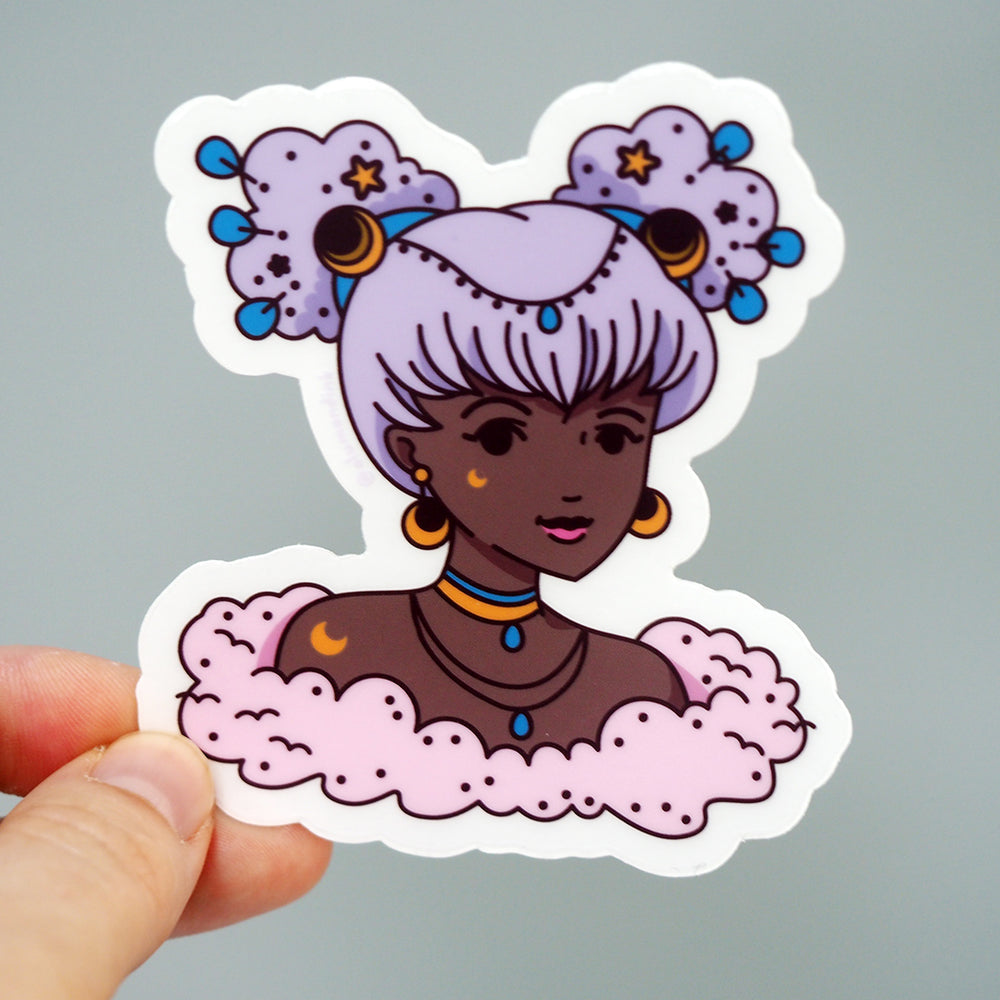 
            
                Load image into Gallery viewer, Opal Star Witch - Transparent Vinyl Sticker
            
        