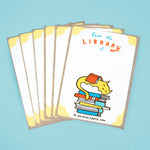 Library Cat - Bookplate Stickers (Ex Libris)