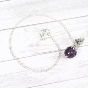 
            
                Load image into Gallery viewer, Amethyst Acorn Necklace
            
        