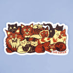 Clutter Of Cats - Vinyl Sticker
