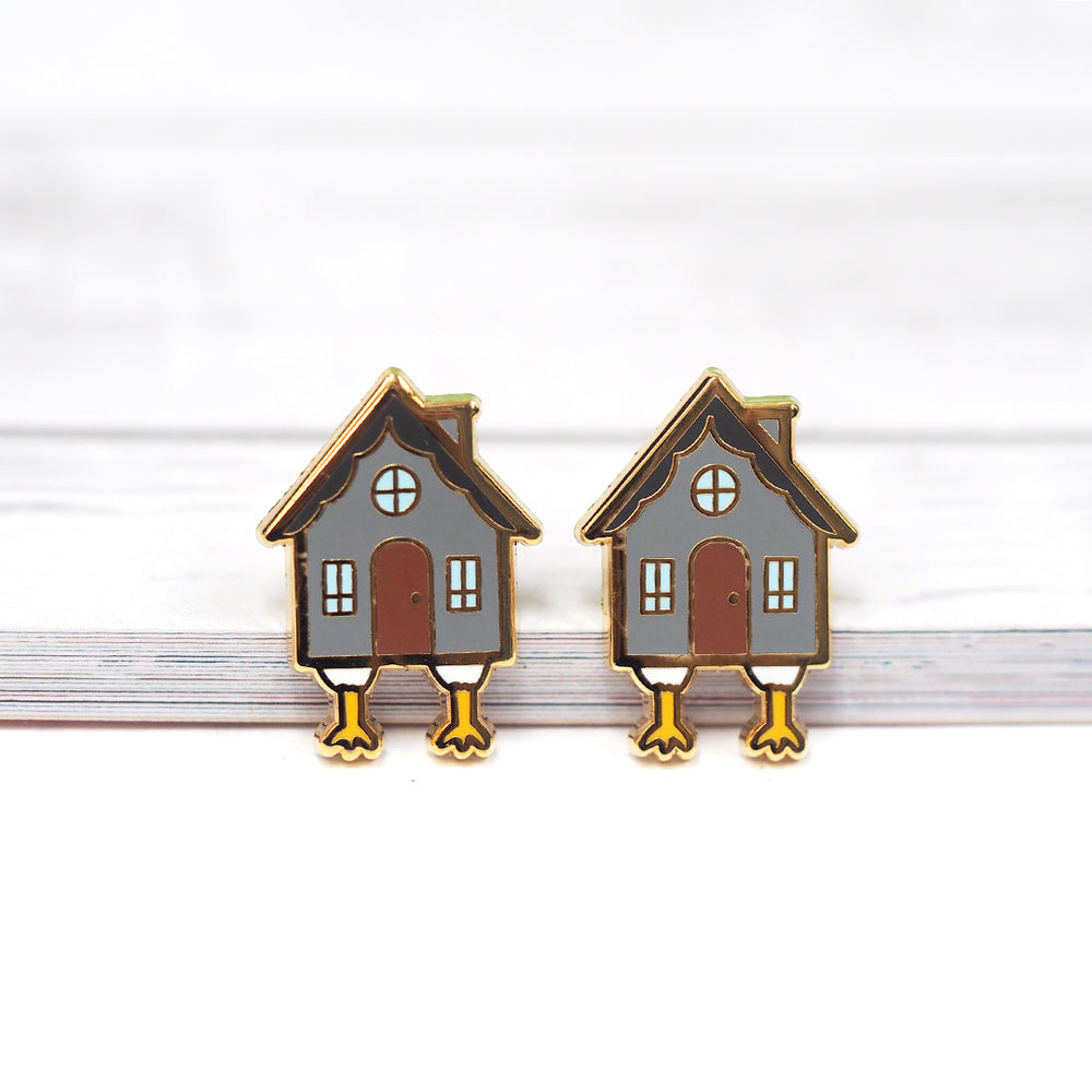 Baba Yaga House Stud Earrings
