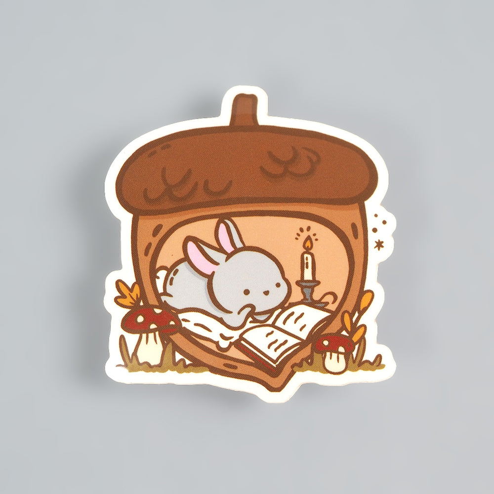 Acorn Corner Bunny - Vinyl Sticker