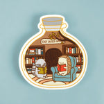 Little Worlds Bookshop - Vinyl Sticker
