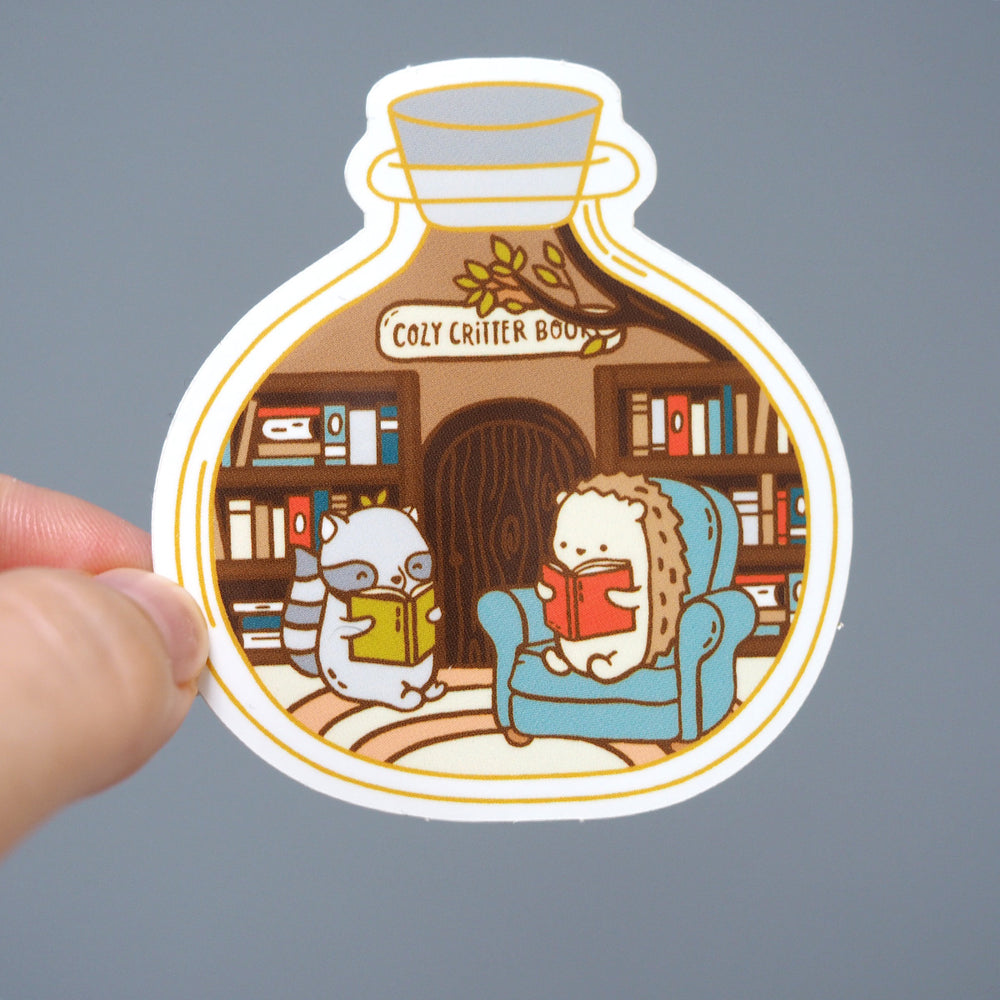 Little Worlds Bookshop - Vinyl Sticker