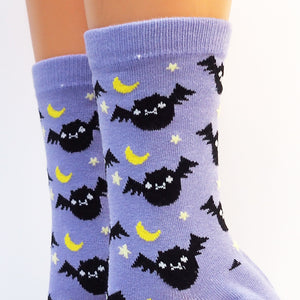 Spoopy Bat Socks
