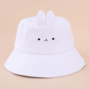 
            
                Load image into Gallery viewer, White Bunny Bucket Hat
            
        