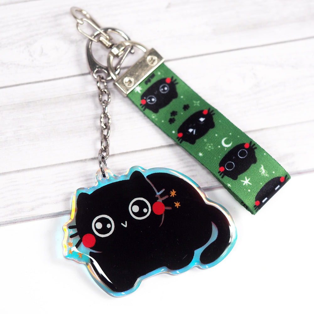 Cats! Holographic Keychain & Bag Charm
