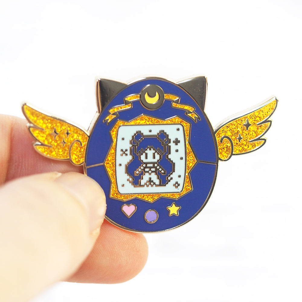 
            
                Load image into Gallery viewer, Sailor Moon-Inspired Pet - Luna (Human) - Metal Enameled Pin
            
        