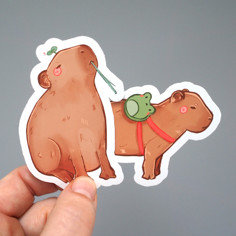 Capybara Vinyl Sticker Pack