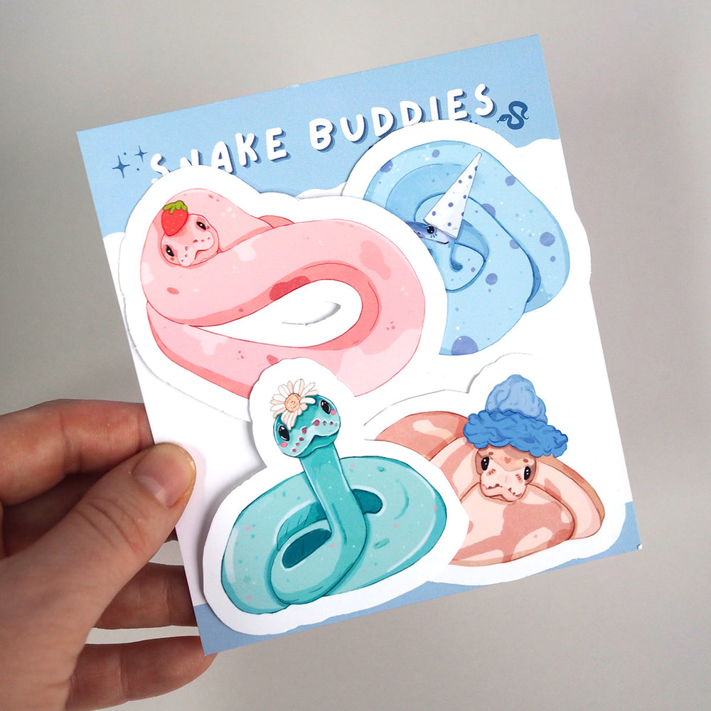 Snake Buddies Vinyl Sticker Pack