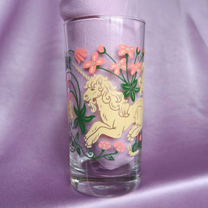 Unicorn Garden - Drinking Glass