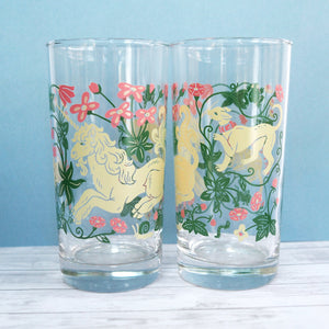 Unicorn Garden - Drinking Glass