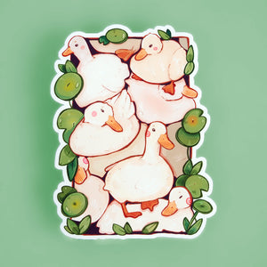 Pile Of Ducks - Vinyl Sticker