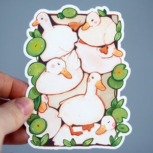 Pile Of Ducks - Vinyl Sticker