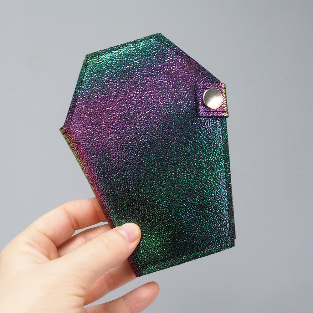 
            
                Load image into Gallery viewer, Coffin Wallet - Mermaid Sparkle
            
        