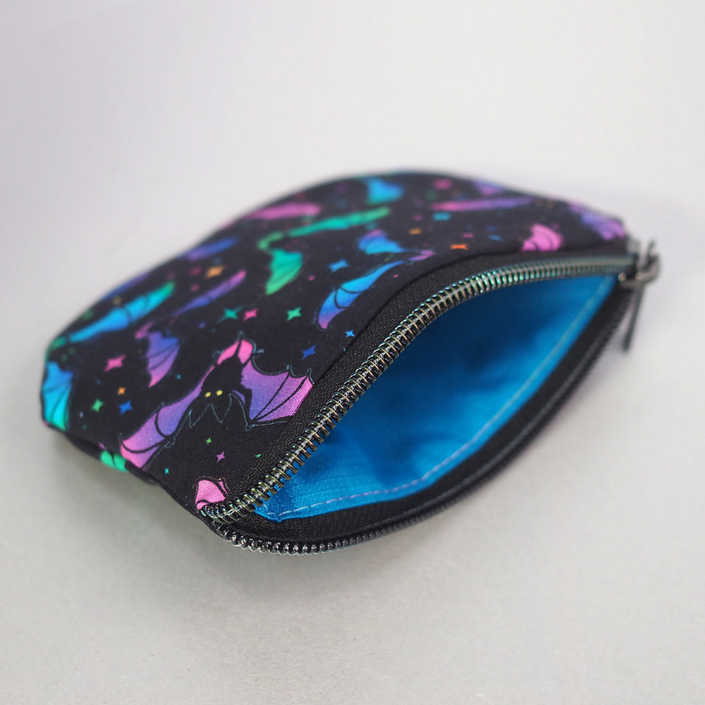 Handmade Zipper Pouch - Bats