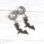 Bats Hoop Earrings