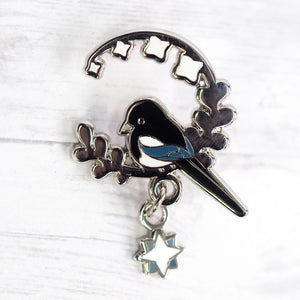 Magpie - Limited Edition Metal Enamel Pin