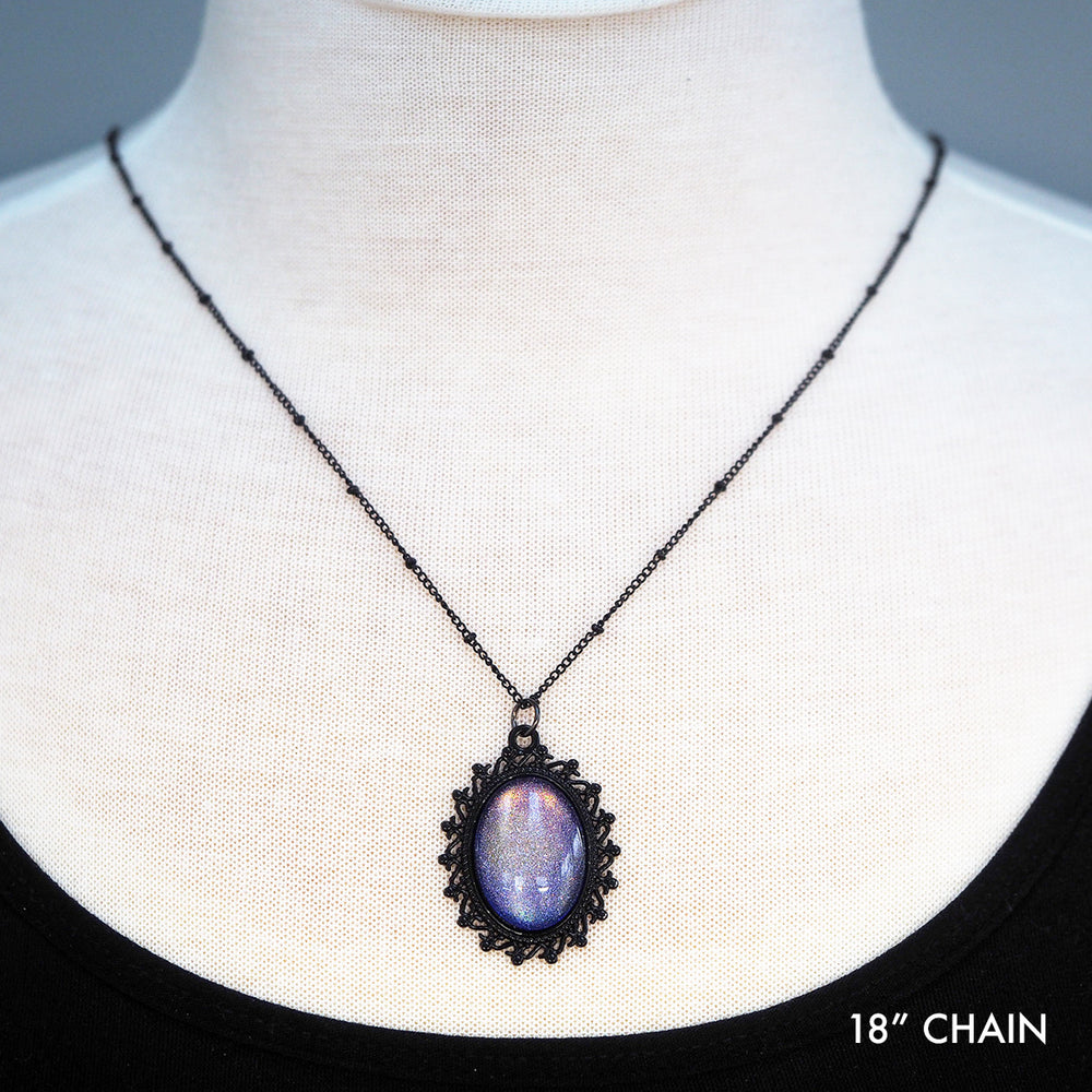 Black Cameo Necklace - Oracle
