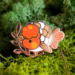 Metal Enamel Pin - Fancy Goldfish