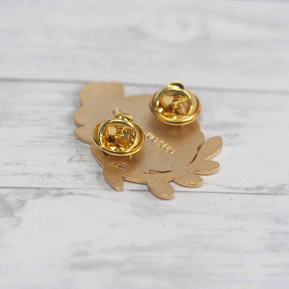 Metal Enamel Pin Fancy Goldfish Shana Logic