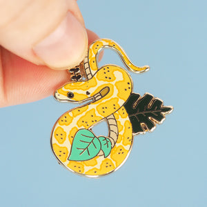 Yellow Corn Snake - Metal Enamel Pin