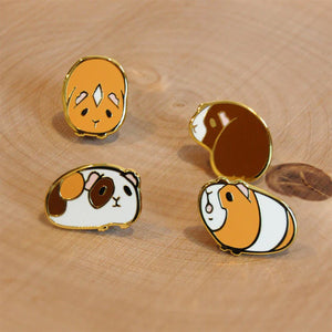 Guinea Pigs Enamel Pin Set