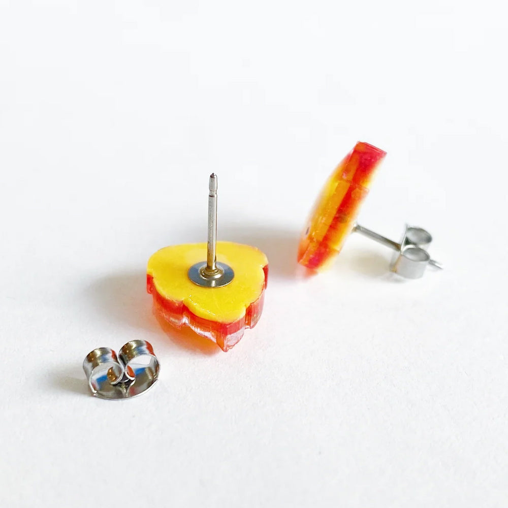 Calcifer Stud Earrings