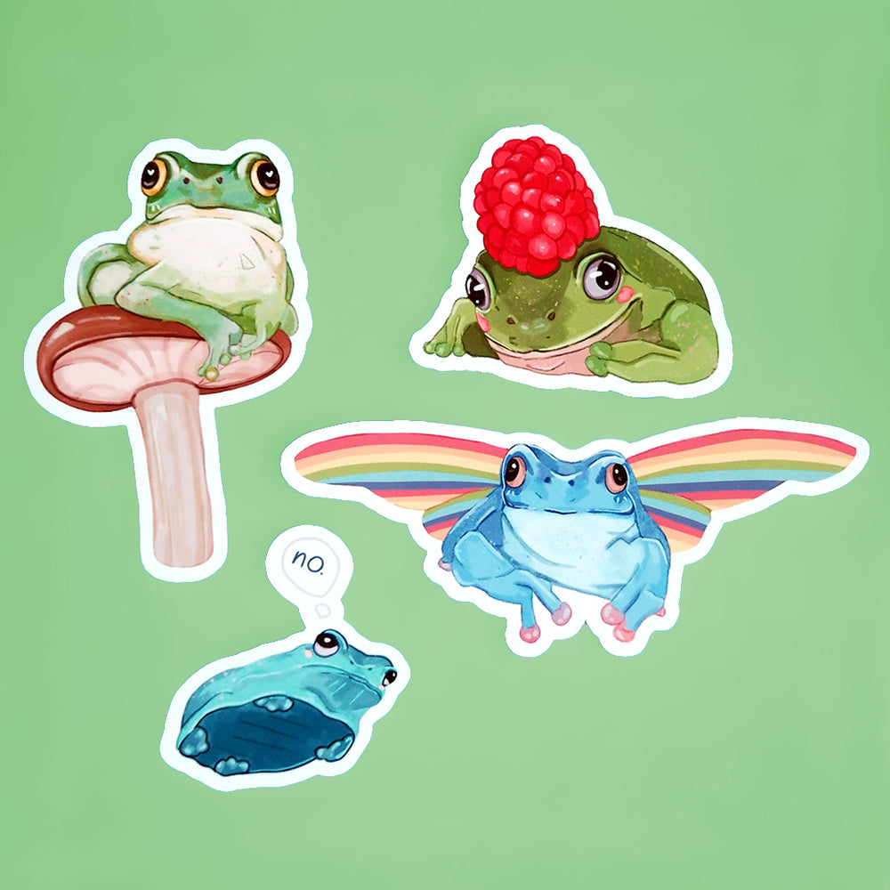 MORE Frog Buddies! Vinyl Sticker Pack