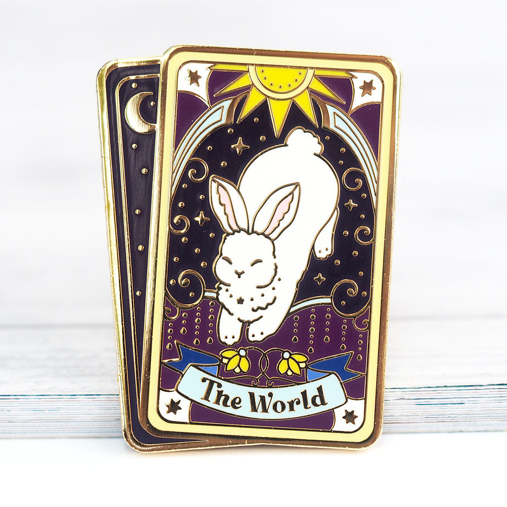Tarot Rabbit - Metal Enameled Pin