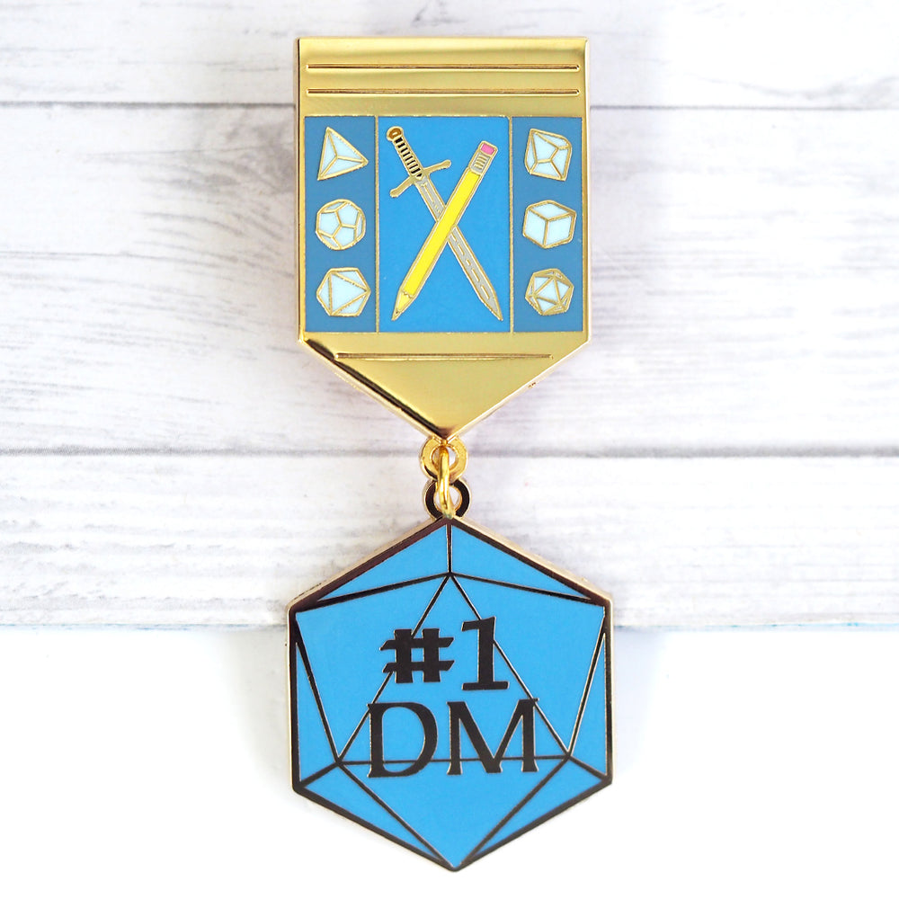 Number 1 DM - Deluxe Enamel Pin