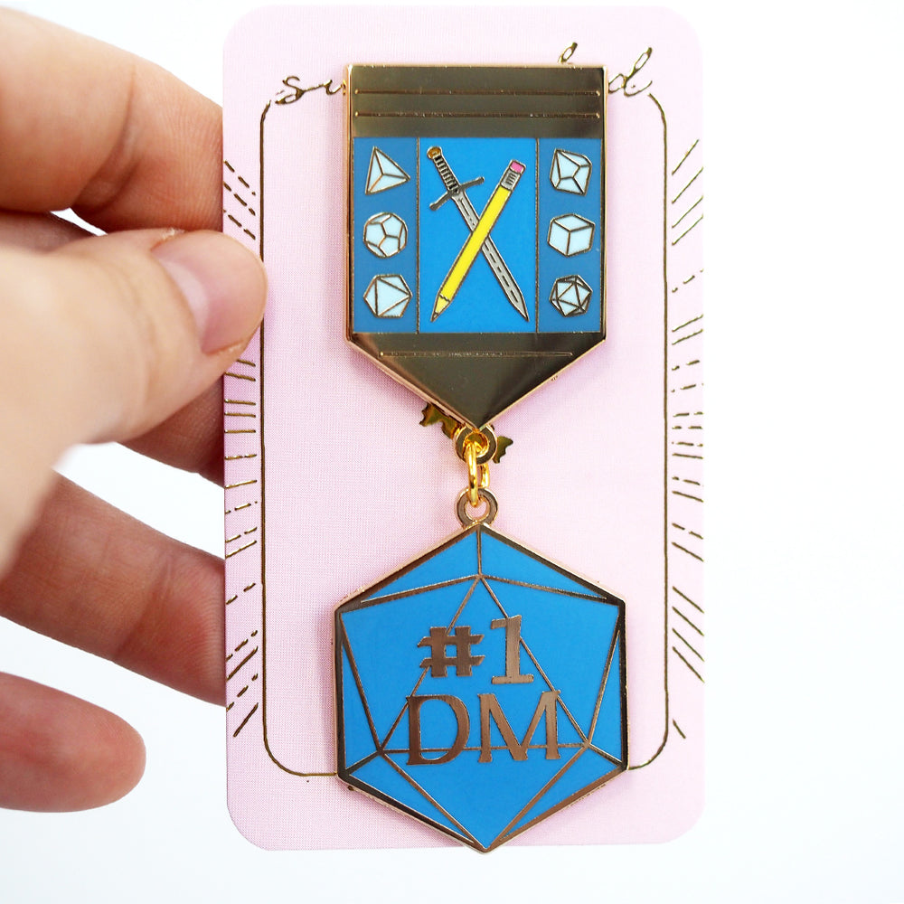 Number 1 DM - Deluxe Enamel Pin