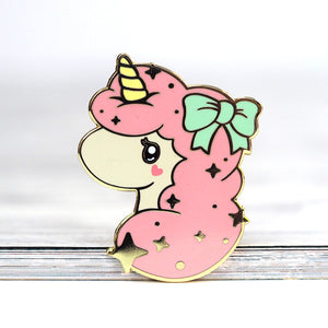 Pretty Unicorn - Metal Enamel Pin