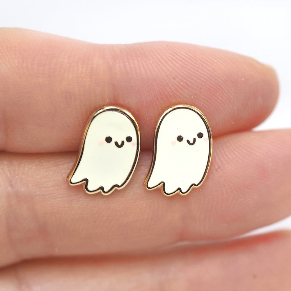 Little Ghost Earrings (Glow In The Dark)