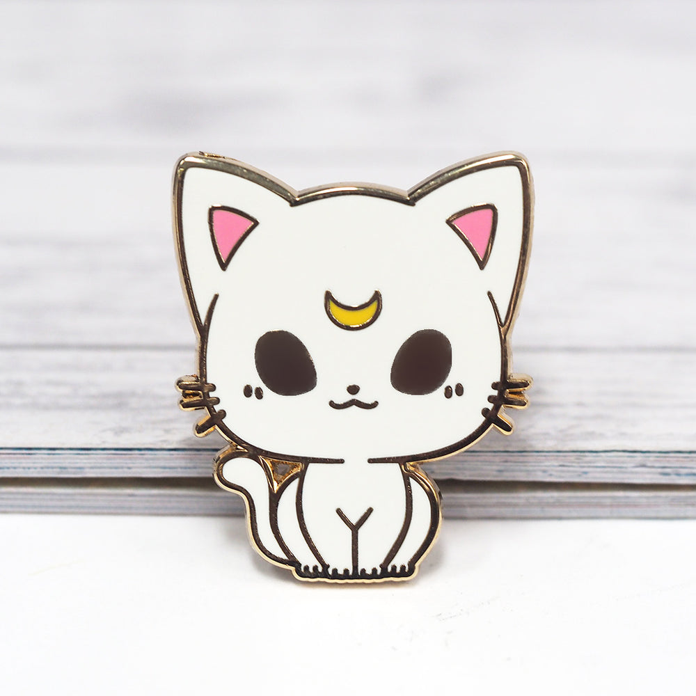 Sailor Moon-Inspired - Chibi Artemis - Metal Enameled Pin