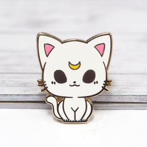 Sailor Moon-Inspired - Chibi Artemis - Metal Enameled Pin