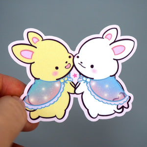 Best Friend Star Bunnies - Vinyl Sticker