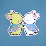 Best Friend Star Bunnies - Vinyl Sticker