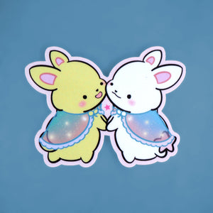 Best Friend Star Bunnies - Vinyl Sticker