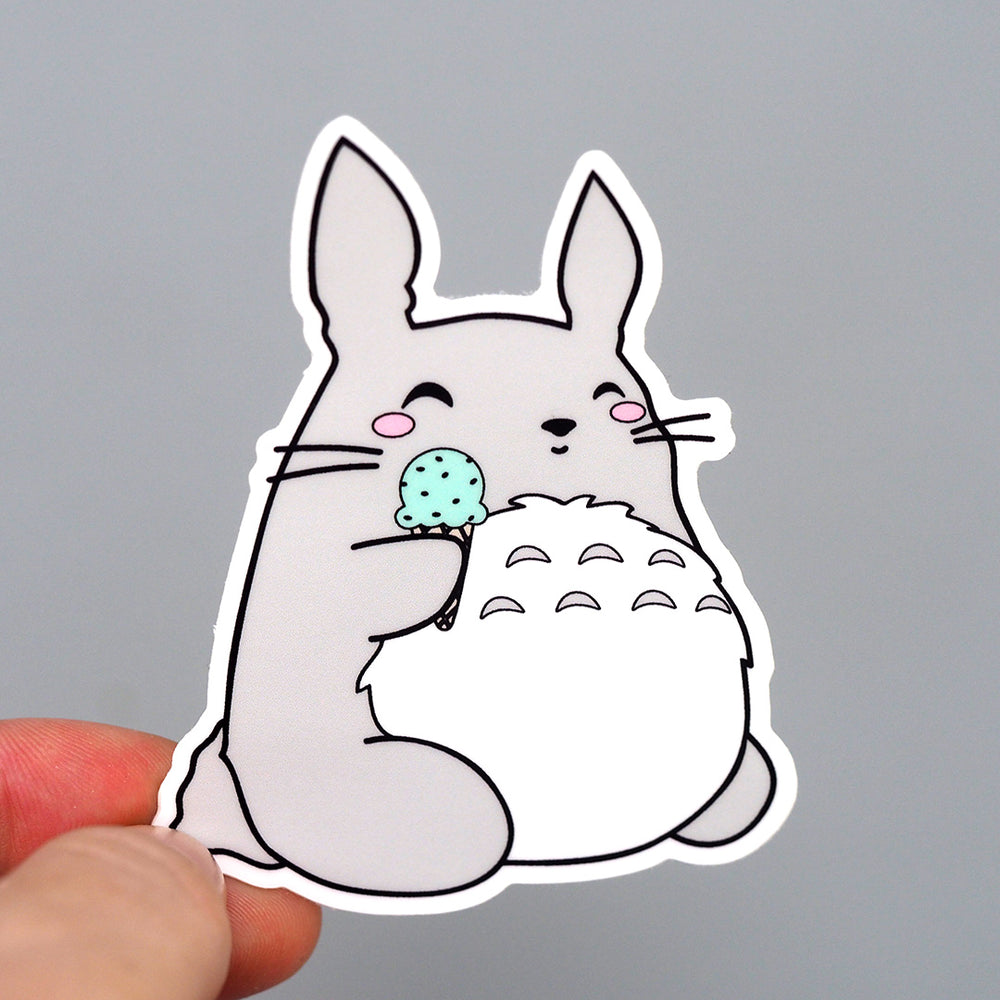 Ice Cream Totoro - Vinyl Sticker