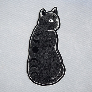 Moon Phases Kitty - Vinyl Sticker